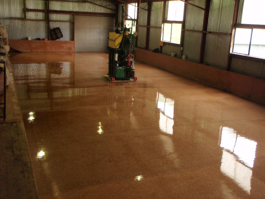 woolshed with gloss finish